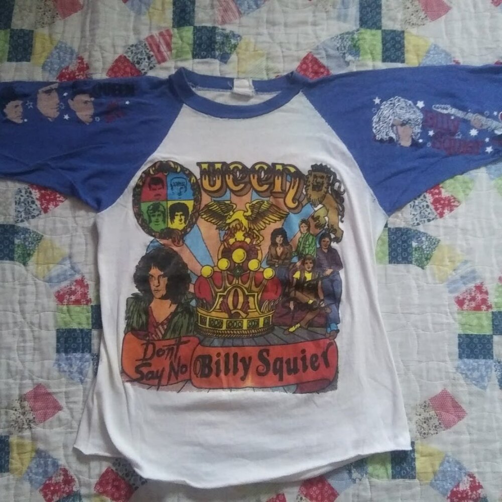 Vintage Rare Queen Hot Space/Billy Squier Don't Say No 1982 US Tour T-shirt